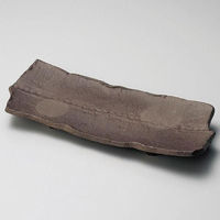 金正陶器 墨化土線段尺二盛皿 28-156-228-ka 1個（直送品）