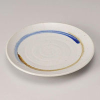 金正陶器 櫛目二色渦丸6.0皿 28-180-088-to 1セット(3個)（直送品）