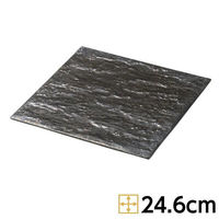 金正陶器 金結晶 岩肌 正角 24cm皿 28-185-148-ka 1個（直送品）