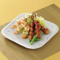 金正陶器 白斑点 パレット 25cm角盛皿 28-186-178-wa106 1個（直送品）