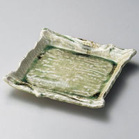 金正陶器 強化ビードロガタ彫四角皿 28-190-048-ka 1個（直送品）
