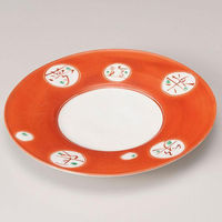 金正陶器 夢楽彫入80皿 28-206-048-mi 1個（直送品）