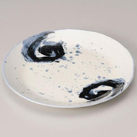 金正陶器 潮騒鳴門 8.0皿 28-206-058-o 1個（直送品）