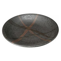 金正陶器 東雲黒円8.5皿 28-207-158-ha 1セット(3個)（直送品）