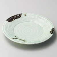 金正陶器 飛び青磁石目6.3皿 28-208-078-mi 1セット(3個)（直送品）