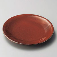 金正陶器 紅結晶8.0丸皿 28-209-168-ro 1セット(3個)（直送品）