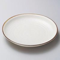 金正陶器 粉引7.0皿 28-210-048-ne 1セット(6個)（直送品）