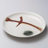 金正陶器 みやま丸7.0皿 28-210-078-ya 1セット(6個)（直送品）