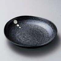 金正陶器 ドット黒三角6.0皿 28-210-128-ya 1セット(10個)（直送品）