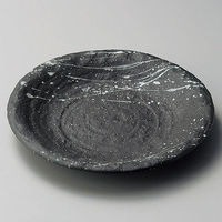 金正陶器 吹雪石目7.0皿 28-210-258-ha 1セット(6個)（直送品）