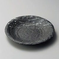 金正陶器 吹雪石目5.0皿 28-210-278-ha 1セット(10個)（直送品）