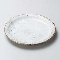 金正陶器 白刷毛たたき7.0皿 28-212-078-i 1セット(3個)（直送品）