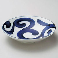 金正陶器 鳴門唐草平型7.0深皿 28-212-258-ta 1セット(6個)（直送品）