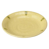 金正陶器 ネオクラフト 黄瀬戸5.0皿 28-213-238-o 1セット(6個)（直送品）