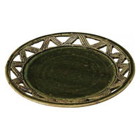 金正陶器 織部 スカシ 6.0和皿 28-214-078-mi 1個（直送品）