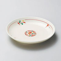 金正陶器 赤絵みのり5.0皿 28-215-038-ho 1セット(3個)（直送品）