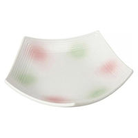 金正陶器 淡雪二色吹 五角皿 (小) 28-215-028-yu 1セット(3個)（直送品）