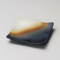 金正陶器 夜明け四角皿小 28-216-258-ro 1セット(6個)（直送品）