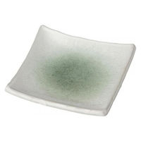 金正陶器 新緑正角銘々皿 28-217-068-ro 1セット(6個)（直送品）