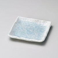 金正陶器 青白釉正角銘々皿 28-217-128-ro 1セット(6個)（直送品）