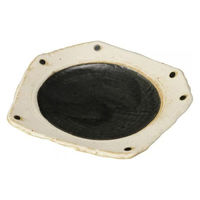 金正陶器 和黒 わっこく ちぎり取皿 28-220-228-tu 1セット(6個)（直送品）