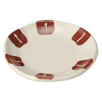 金正陶器 ランダム十草 5.0取り皿 赤 28-221-098-ne 1セット(6個)（直送品）