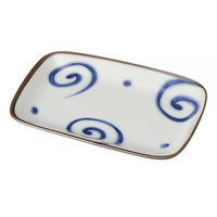 金正陶器 うず銘々皿 28-221-258-ya 1セット(10個)（直送品）