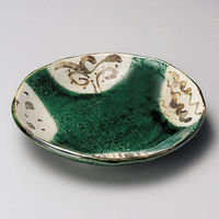 金正陶器 里山織部5.5丸皿 28-222-058-i 1セット(6個)（直送品）