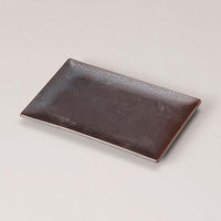 金正陶器 天目長角銘々皿 28-223-268-ho 1セット(10個)（直送品）