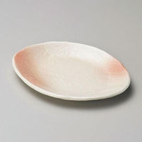 金正陶器 ピンク吹舟型銘々皿 28-223-218-ho 1セット(6個)（直送品）