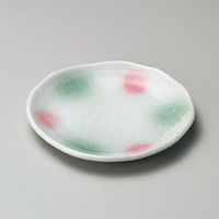 金正陶器 淡雪二色吹5.0皿 28-224-138-yu 1セット(6個)（直送品）