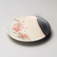 金正陶器 粉引舞桜取皿 28-224-218-ha 1セット(6個)（直送品）