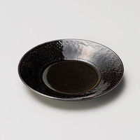 金正陶器 アメ織部石目5.0皿 28-225-228-ho 1セット(6個)（直送品）