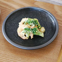 金正陶器 黒マット くくりて4.0皿 28-227-218-ka 1セット(10個)（直送品）