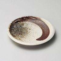 金正陶器 志野サビ刷毛括り手4.0皿 28-227-228-ha 1セット(10個)（直送品）