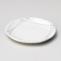 金正陶器 しずか5.0丸皿 28-229-868-ro 1セット(6個)（直送品）