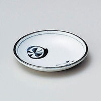 金正陶器 丸紋蝶3.6丸皿 28-232-458-ro 1セット(10個)（直送品）