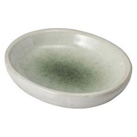 金正陶器 新緑3.0小判皿 28-233-308-ro 1セット(10個)（直送品）