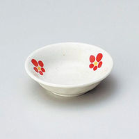 金正陶器 赤絵梅3.0深皿 28-234-358-te 1セット(10個)（直送品）