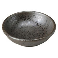 金正陶器 天目釉 薬味小皿 28-234-368-ya 1セット(10個)（直送品）