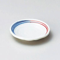 金正陶器 二色刷毛玉渕3.0皿 28-234-598-mi 1セット(10個)（直送品）