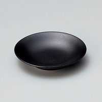 金正陶器 黒マット3.0寸皿 28-235-318-ne 1セット(10個)（直送品）