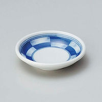 金正陶器 市松玉渕2.8皿 28-235-658-i 1セット(10個)（直送品）