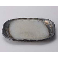 金正陶器 風雅 9号 小判皿 28-238-018-su 1個（直送品）