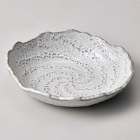 金正陶器 白渦8 号 鉢 28-238-168-su 1セット(3個)（直送品）