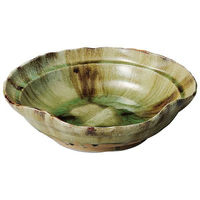 金正陶器 灰釉四押 大盛込鉢 28-243-068-mi 1個（直送品）