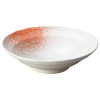 金正陶器 白玉粉引 ピンク吹 尺鉢 28-244-088-wa51 1個（直送品）