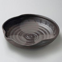 金正陶器 大鉢 炭化瓢型尺盛鉢 28-246-048-ka 1個（直送品）