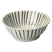 金正陶器 粉引 十草掘り8.5丼 28-248-088-to 1個（直送品）