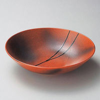 金正陶器 赤伊賀10.0鉢 28-247-018-ne 1個（直送品）